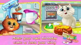 kitty cat birthday surprise: care, dress up & play iphone screenshot 2