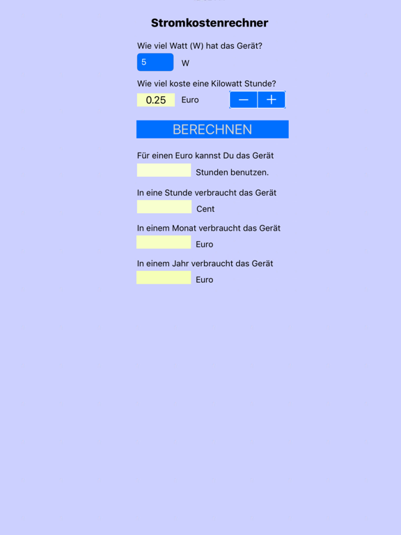 Screenshot #4 pour Stromkostenrechner für Geräte