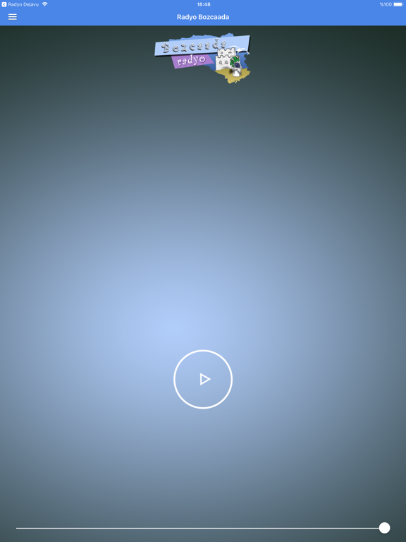 Radyo Bozcaada iPad screenshot 1 - Music app