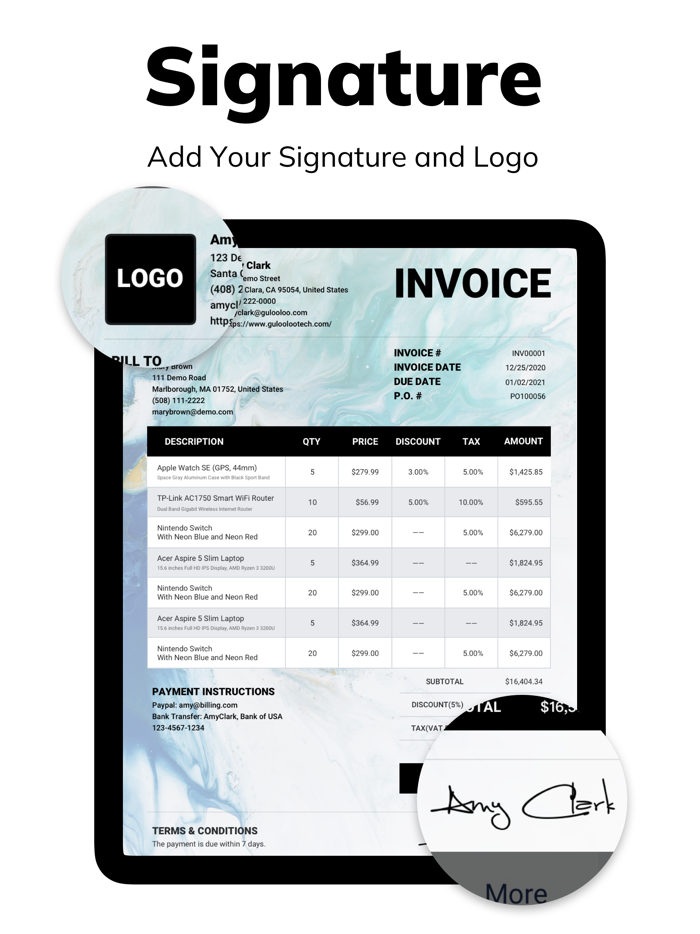 My Invoice Maker - Invoices