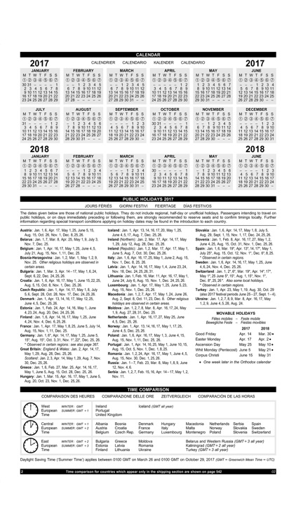 European Rail Timetable