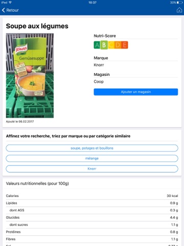 NutriScan BàS screenshot 4