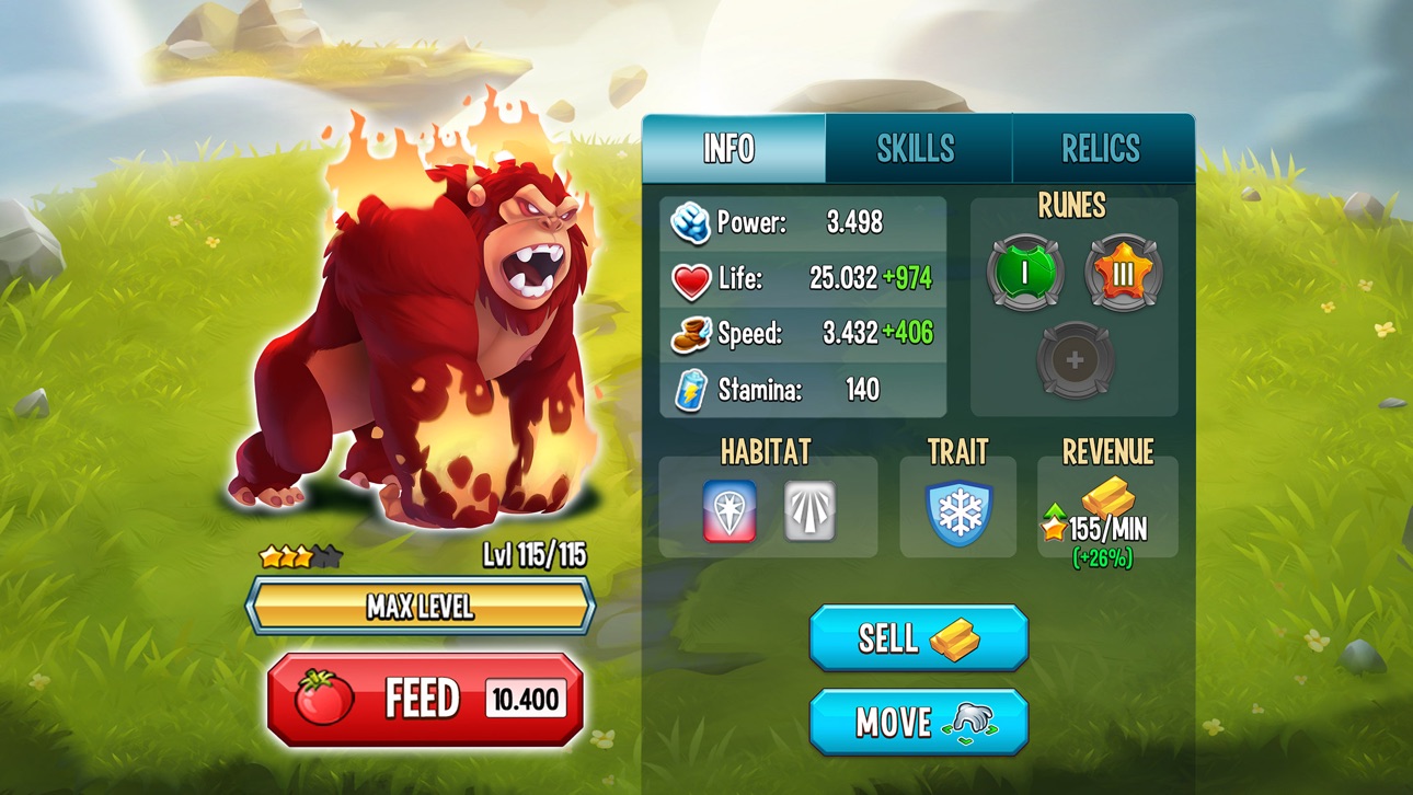Monster Legends - RPG game iOS Mod IPA screenshot 1 - iOS game interface