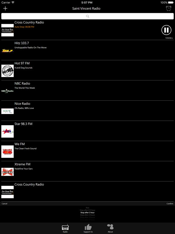 Saint Vincent Radio iPad screenshot 3 - Entertainment app