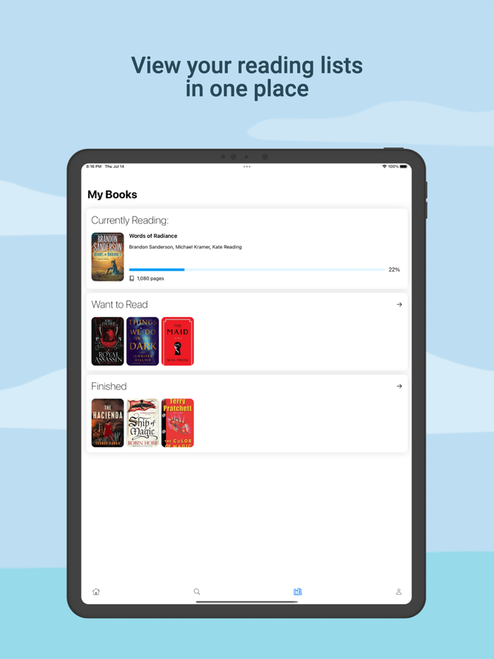 Luna - Book Tracker and TBR List