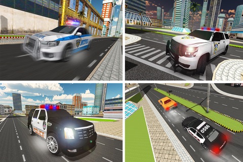 High-Speed Police Car Chase Criminal Pursuit Sim screenshot 2