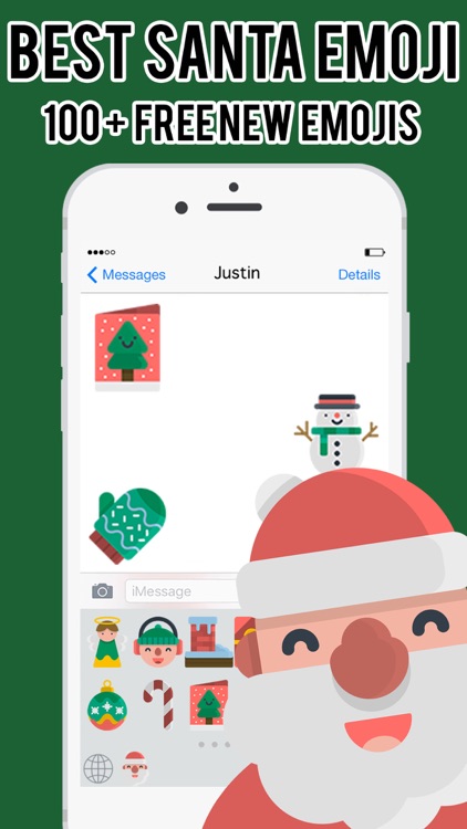 Christmas Santa Emoji -Stickers Keyboard Messenger