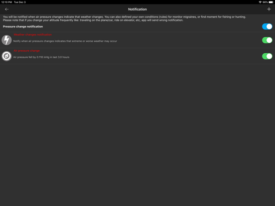 Barometer Plus - Altimeter PRO iPad app afbeelding 4