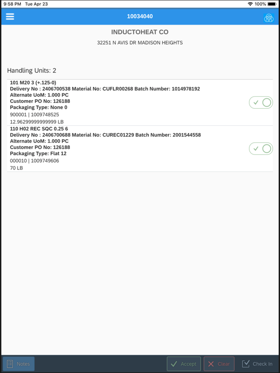 Screenshot #4 pour Proof of Delivery tk