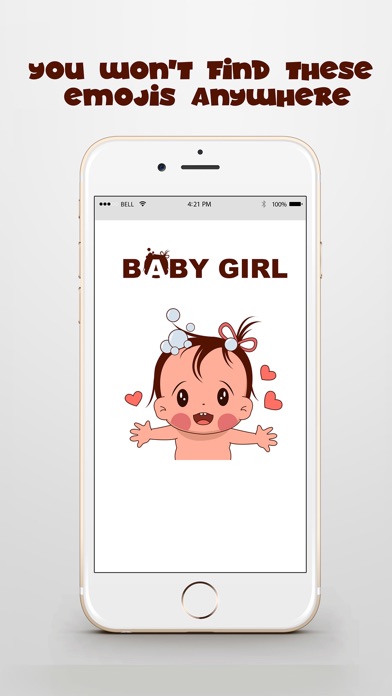 Baby Girl Sticker screenshot 2