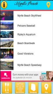myrtle beach tourist guide iphone screenshot 4