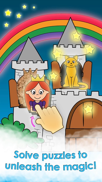 Princess Fairy Tale Puzzle Wonderland for Kids and Family Preschool Free screenshot 1