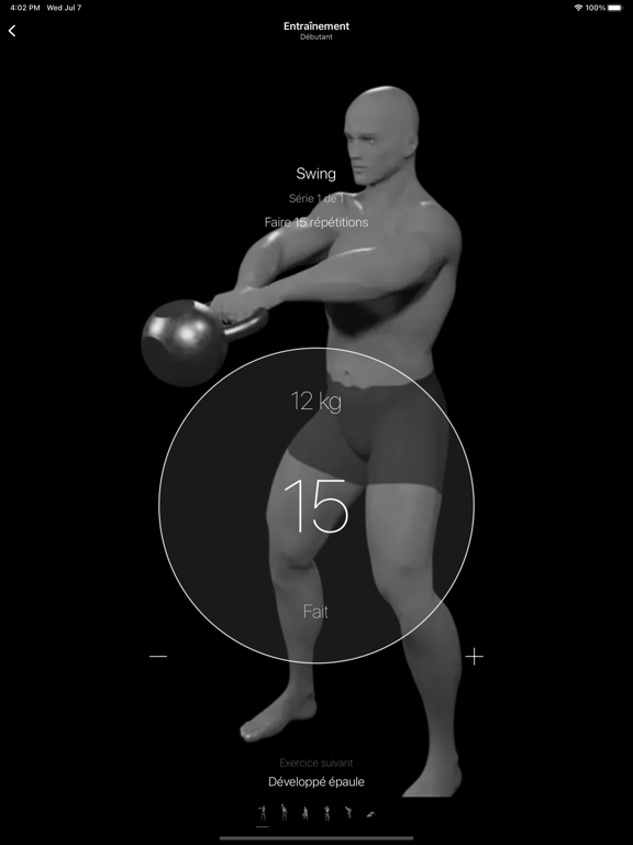 Screenshot #5 pour Entraînement kettlebell
