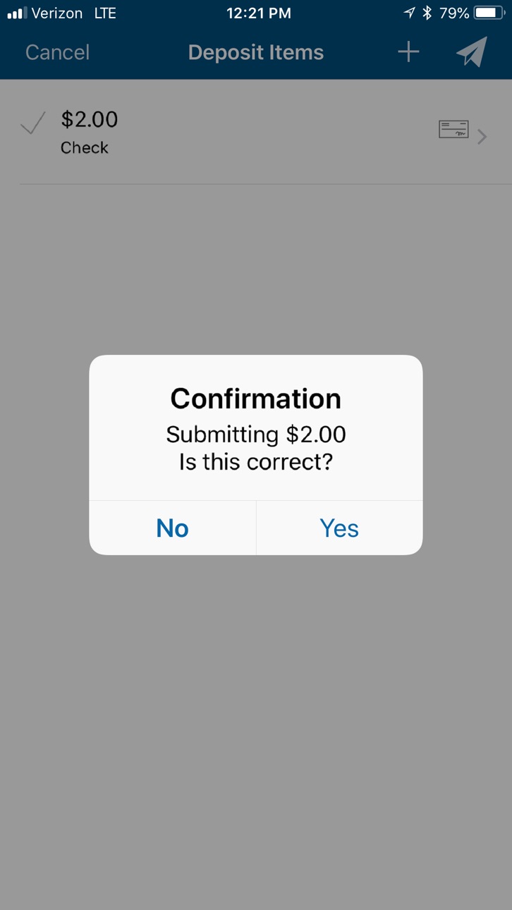 iPhone screenshot