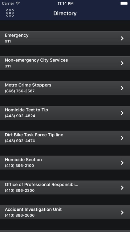 Baltimore Police Department Mobile screenshot-4