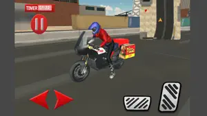 Fast food Motorcycle Delivery & Bike Rider Sim screenshot #2 for iPhone