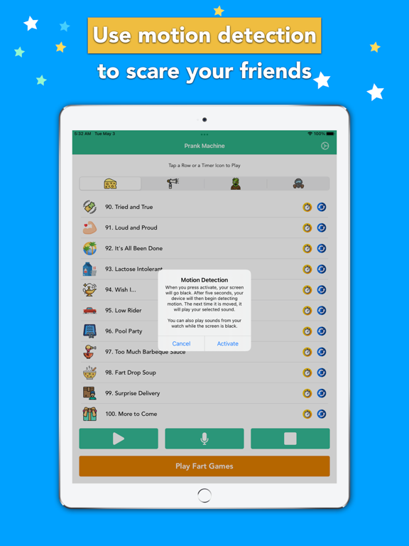 Fart Sounds & Annoying Games iPad screenshot 9 - Entertainment app