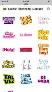 spanish lettering for imessage iphone screenshot 3