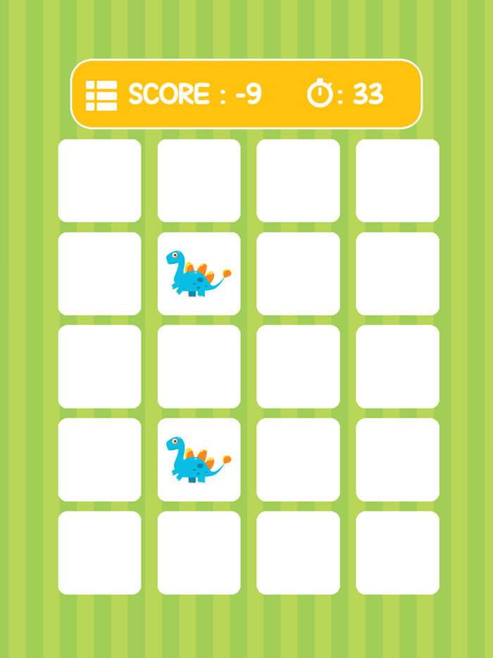 Dinosaur Matching Learning Games for Kids