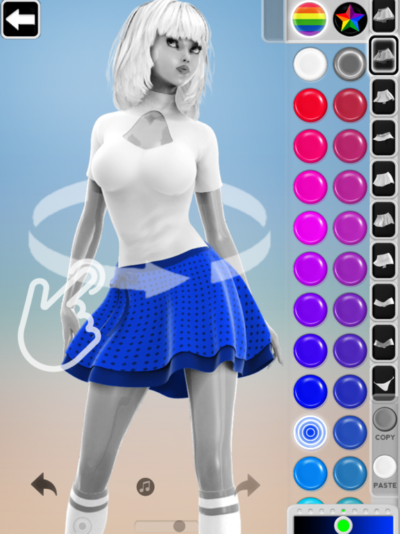 Screenshot #6 pour DressDoll: Fille Habillage 3D
