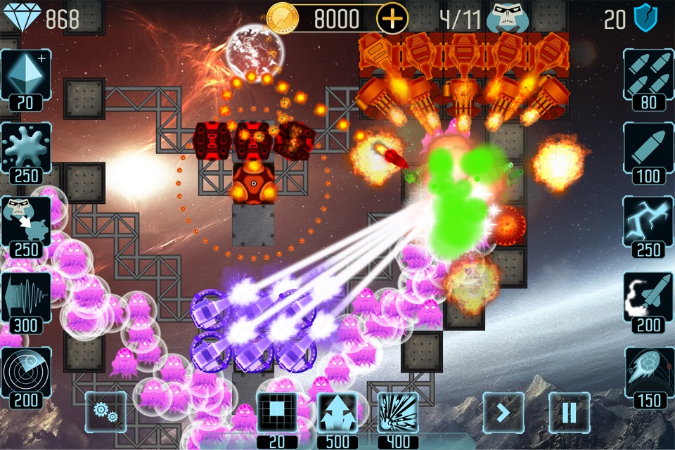 Infinite Galaxy Tower Defense War of Heroes screenshot 3