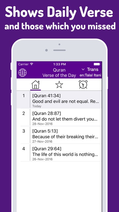 Quran Verse of the Day Pro - Ayat, Islam, Muslim screenshot 3