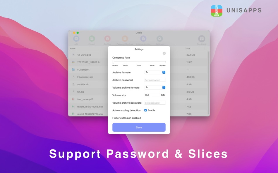 #4. Unzip zip rar 7z dzip extract (macOS) Podle: Little Sweet Technology Co., Ltd.