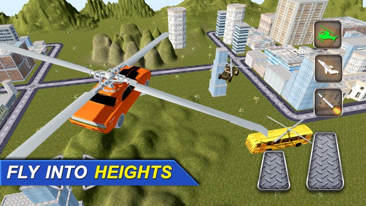 Real Flying Jet Car: Simulator futuristic Flight screenshot-3