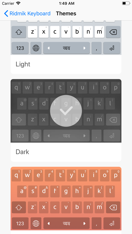 #4. Ridmik Keyboard (iOS) 由: Ridmik Labs
