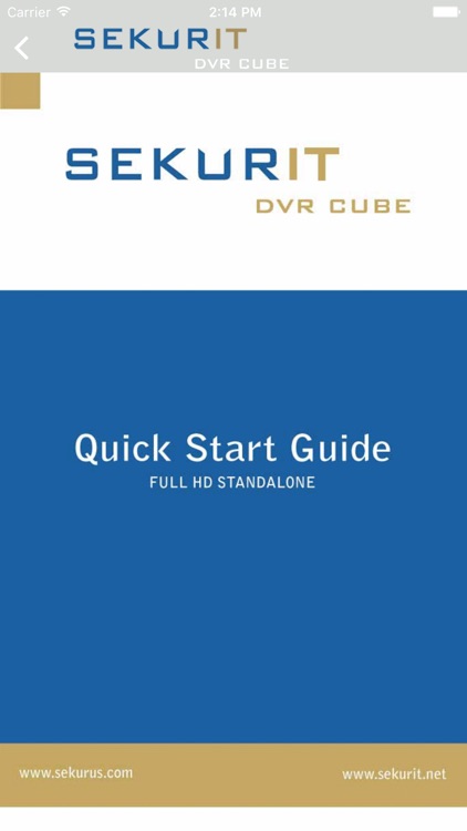 SEKURIT DVR CUBE screenshot-3