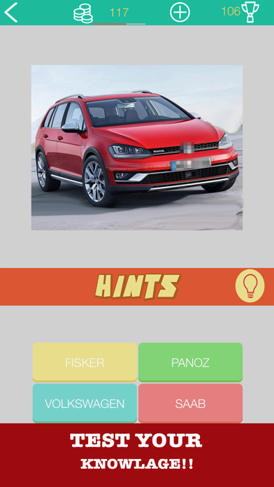 Quiz Car - guess car brand Screenshot