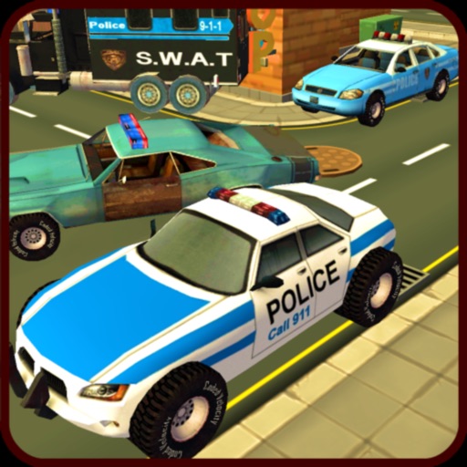 Police Car Race & Chase Adventure Sim 3D