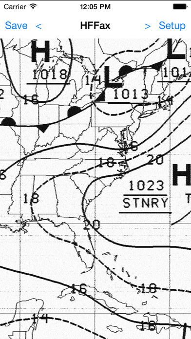 Screenshot #1 pour HF Weather Fax