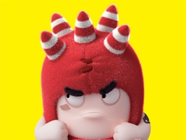 Express yourself with 21 fun animated uniquely Oddbods emoticons