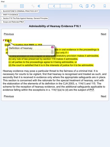 OUP LawReader screenshot 3
