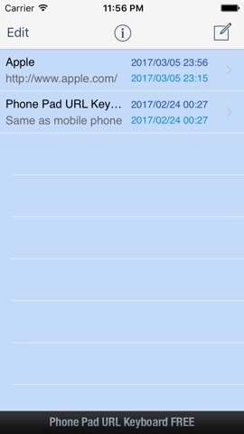 Phone Pad URL Keyboardのおすすめ画像3