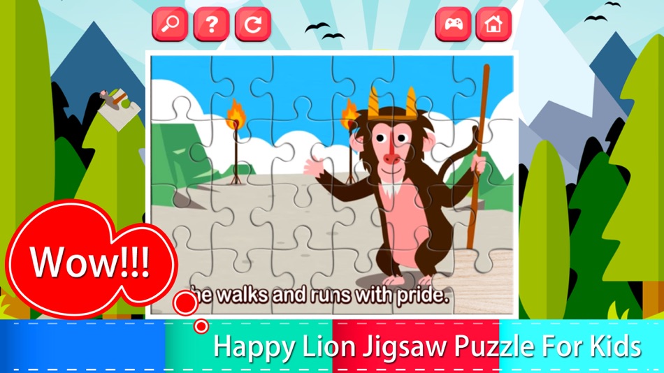 The lion cartoon jigsaw puzzle games - 1.0 - (iOS)