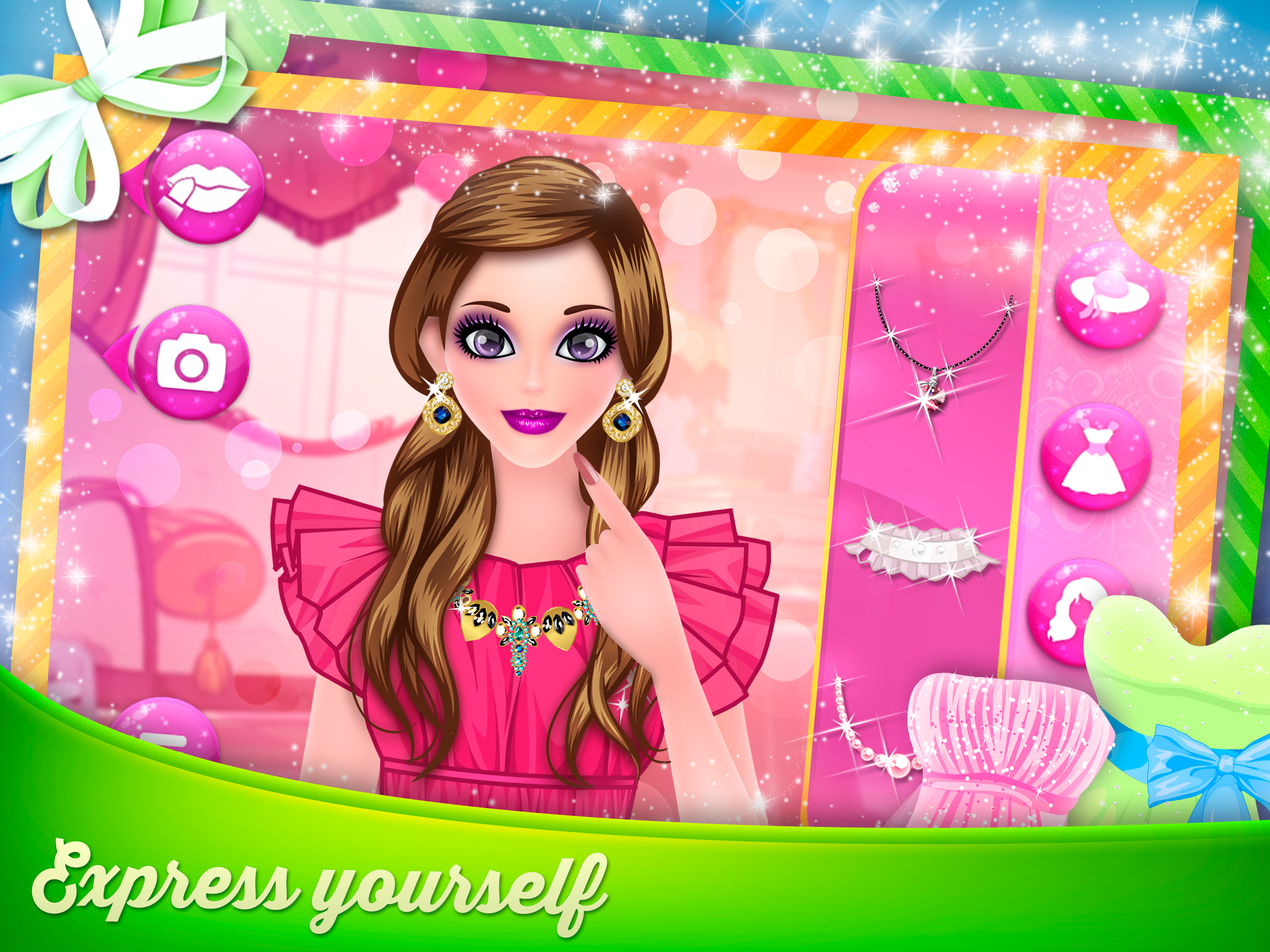 Movie Star Dressup: Celebrities beauty salon