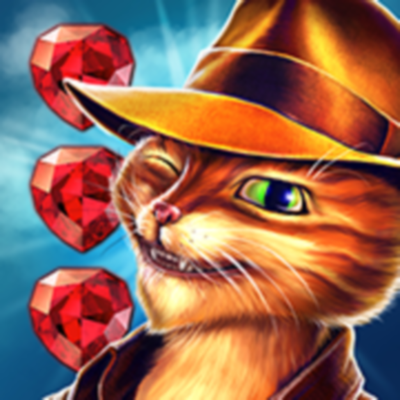 Indy Cat: match-3 game