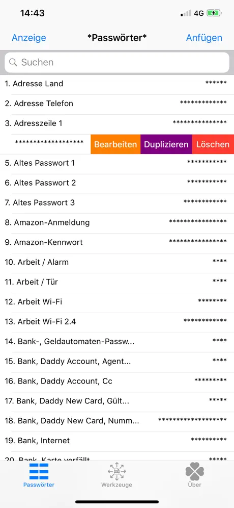 *Passwörter* Kopieren&Einfügen
