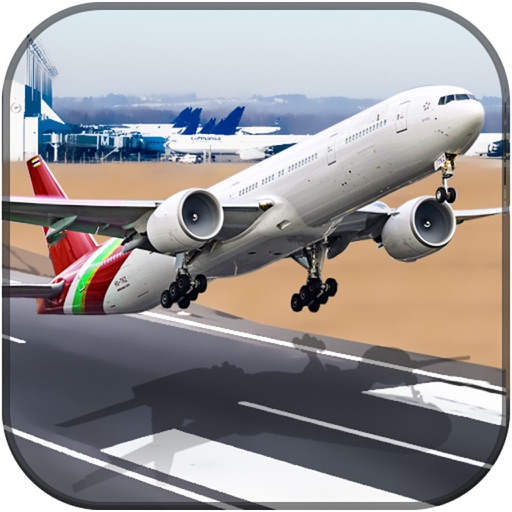 Airplane Flying City Tour : Real Flight Simulator Icon