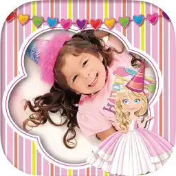 Fairy princess photo frames for kids – Editor app icon