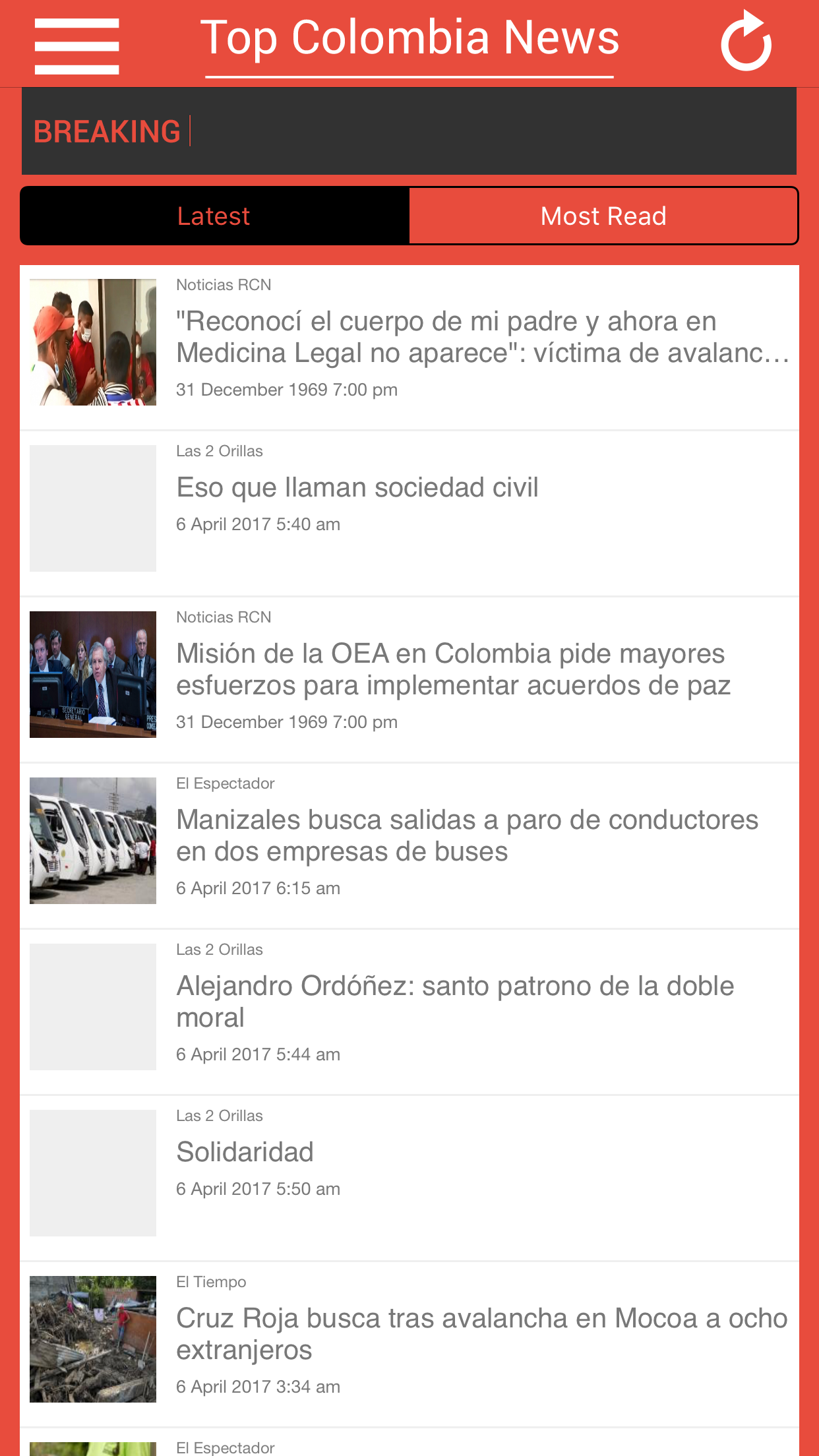 Top Colombia News