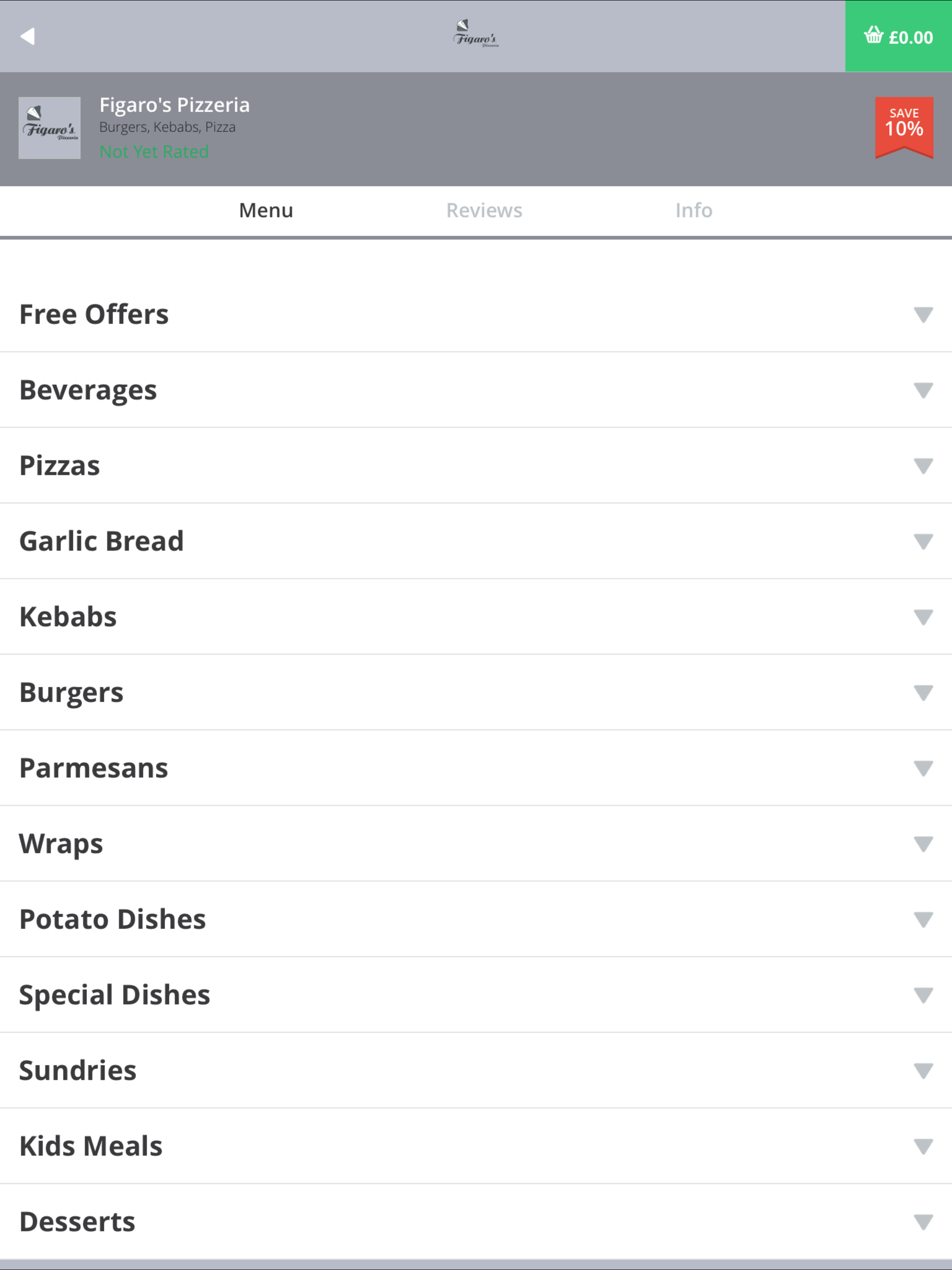 Figaros Pizzeria screenshot 6