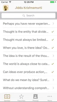 Krishnamurti Wisdom Quotes iphone bilder 1
