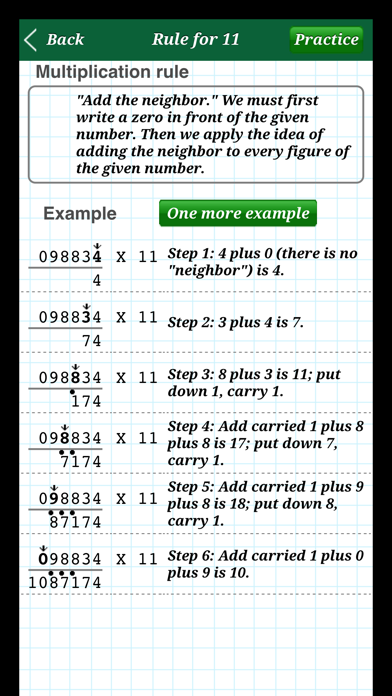 Screenshot #3 pour Mental Multiplication Tricks