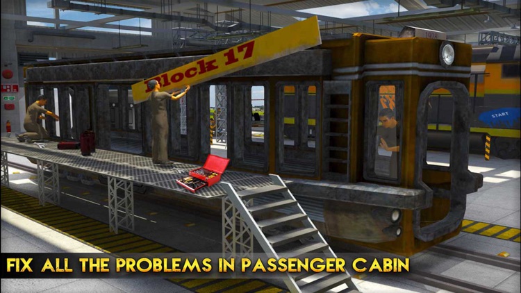 Real Train Mechanic Simulator PRO: Workshop Garage