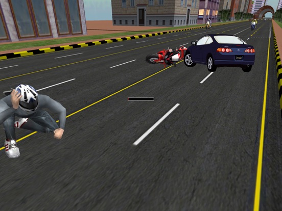 Real Traffic Bike Attack:Road Rush Death Race iPad screenshot