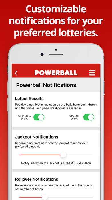 Powerball Lottery Screenshot