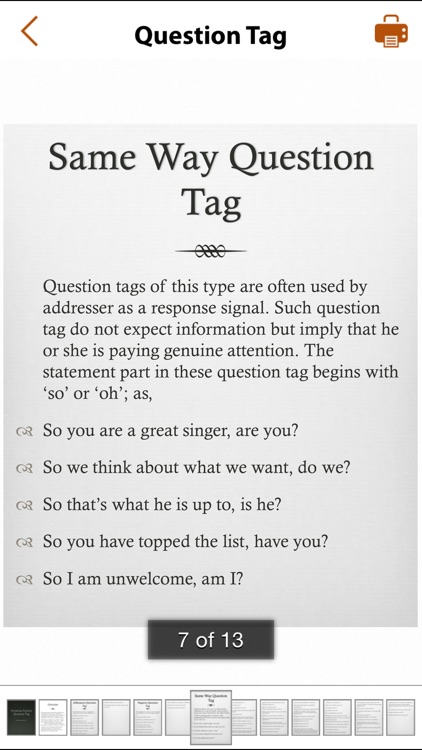Grammar Express: Question Tag